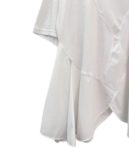 ENFOLD（エンフォルド）ENFOLD (エンフォルド) PETAL-HEM T-SHIRT ホワイト サイズ:38の古着・服飾アイテム