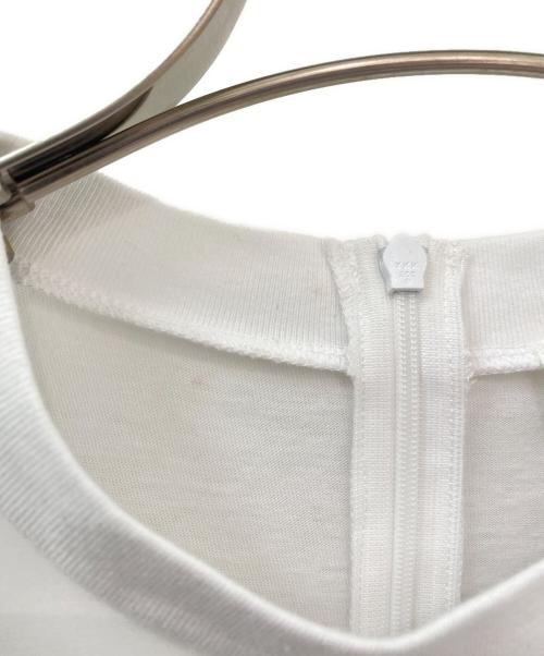 ENFOLD（エンフォルド）ENFOLD (エンフォルド) PETAL-HEM T-SHIRT ホワイト サイズ:38の古着・服飾アイテム