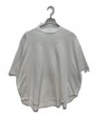 nagonstansナゴンスタンス）の古着「curve-hem t-shirt」｜ホワイト