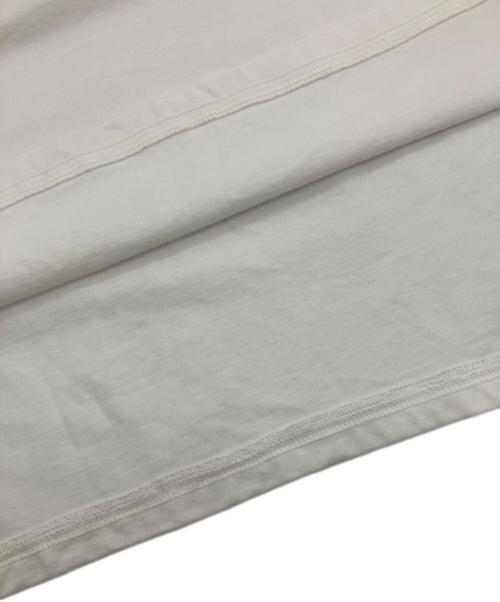 nagonstans（ナゴンスタンス）nagonstans (ナゴンスタンス) curve-hem t-shirt ホワイト サイズ:Mの古着・服飾アイテム