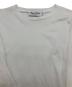 中古・古着 nagonstans (ナゴンスタンス) curve-hem t-shirt ホワイト サイズ:M：6000円