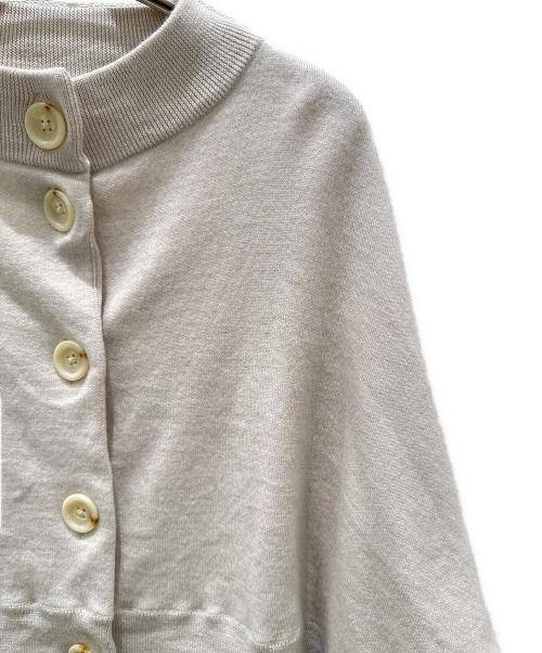 ENFOLD（エンフォルド）ENFOLD (エンフォルド) HIGH-NECK CARDIGAN ベージュ サイズ:38の古着・服飾アイテム