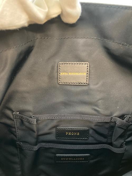 ANYA HINDMARCH（アニヤ・ハインドマーチ）ANYA HINDMARCH (アニヤ・ハインドマーチ) Eyes トート ブラックの古着・服飾アイテム