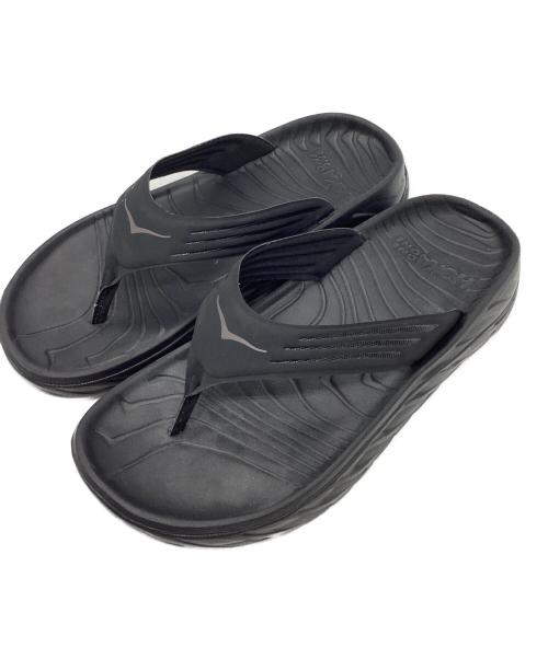 HOKAONEONE（ホカオネオネ）HOKAONEONE (ホカオネオネ) ORA RECOVERY FLIP ブラック サイズ:M８の古着・服飾アイテム