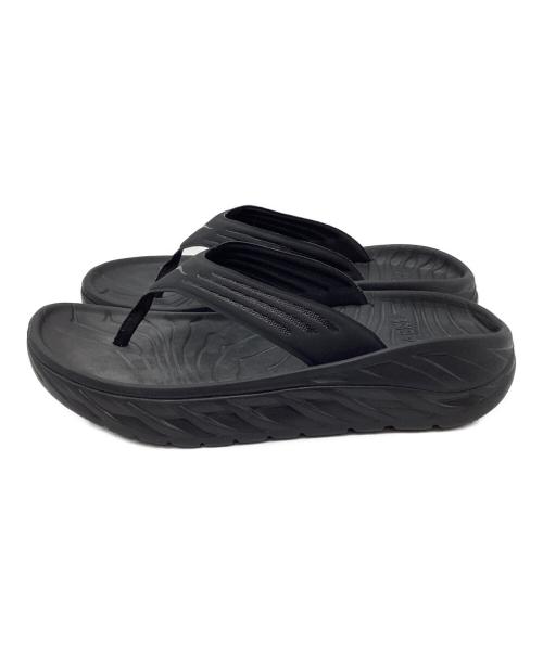 HOKAONEONE（ホカオネオネ）HOKAONEONE (ホカオネオネ) ORA RECOVERY FLIP ブラック サイズ:M８の古着・服飾アイテム