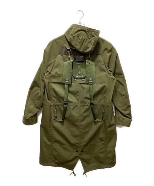 eYe COMME des GARCONS JUNYAWATANABE MAN（アイ コム デ ギャルソン ジュンヤ ワタナベ マン）eYe COMME des GARCONS JUNYAWATANABE MAN (アイ コム デ ギャルソン ジュンヤ ワタナベ マン) モッズコート カーキ サイズ:Mの古着・服飾アイテム