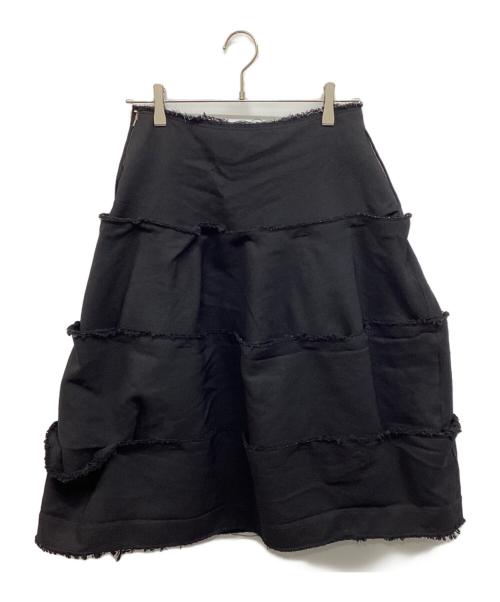 COMME des GARCONS（コムデギャルソン）COMME des GARCONS (コムデギャルソン) カットオフスカート ブラック サイズ:sの古着・服飾アイテム