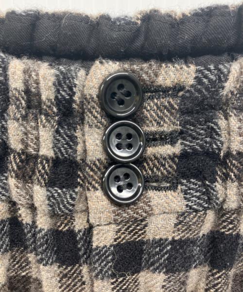 TAO COMME des GARCONS（タオ コムデギャルソン）TAO COMME des GARCONS (タオ コムデギャルソン) ウールバルーンチェックパンツ グレー サイズ:Sの古着・服飾アイテム