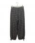 TAO COMME des GARCONS (タオ コムデギャルソン) ウールバルーンチェックパンツ グレー サイズ:S：15000円