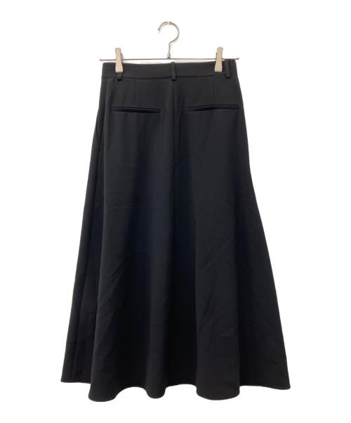 theory（セオリー）theory (セオリー) Admiral Crepe Double Pleat Skirt ブラックの古着・服飾アイテム