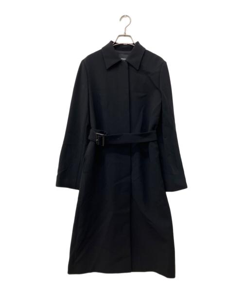 theory（セオリー）theory (セオリー) Admiral Crepe Straight Carcoat ブラック サイズ:SIZE P 未使用品の古着・服飾アイテム