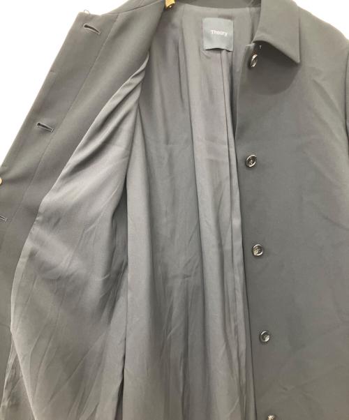 theory（セオリー）theory (セオリー) Admiral Crepe Straight Carcoat ブラック サイズ:SIZE P 未使用品の古着・服飾アイテム