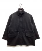 theoryセオリー）の古着「Neo Smooth Jersey OS Parka J」｜ブラック