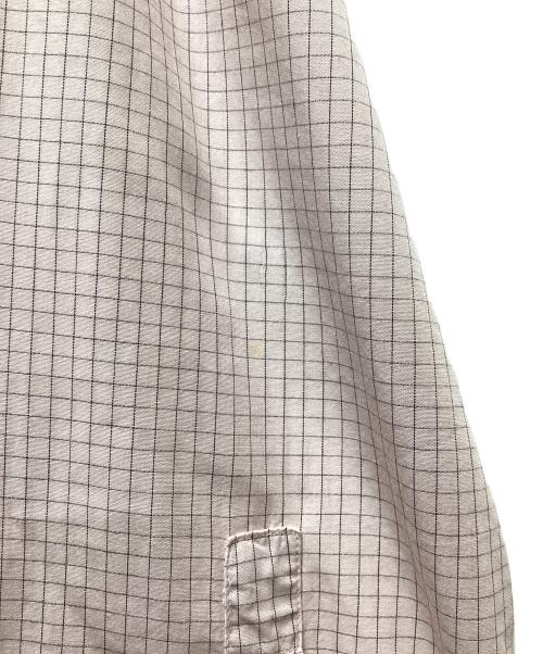 Martin Margiela 10（マルタン・マルジェラ 10）Martin Margiela 10 (マルタン・マルジェラ 10) チェック スタンプペイント シャツ ピンク サイズ:5の古着・服飾アイテム