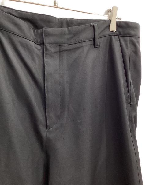 JIL SANDER（ジルサンダー）JIL SANDER (ジルサンダー) ワイドスラックス ブラック サイズ:54の古着・服飾アイテム