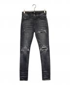 AMIRIアミリ）の古着「MX1 Leather Storm」｜グレー