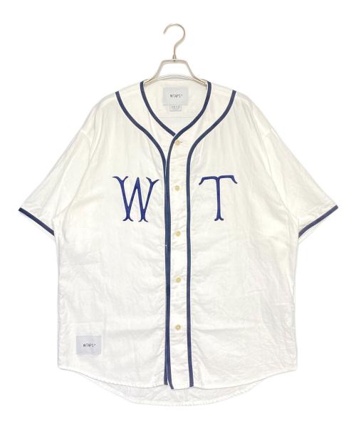 WTAPS（ダブルタップス）WTAPS (ダブルタップス) LEAGUE/SS/COTTON.TWILL ホワイト サイズ:02の古着・服飾アイテム
