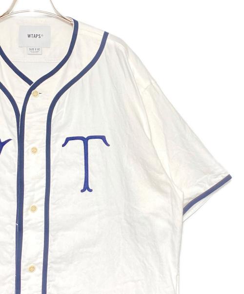 WTAPS（ダブルタップス）WTAPS (ダブルタップス) LEAGUE/SS/COTTON.TWILL ホワイト サイズ:02の古着・服飾アイテム