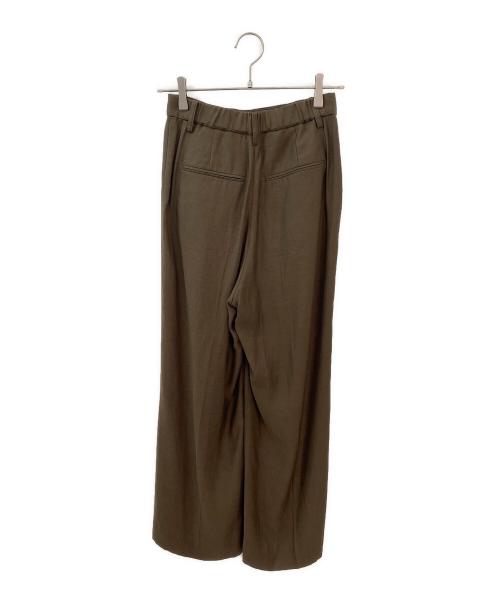 Plage（プラージュ）Plage (プラージュ) washable linen混 ハイウエストパンツ オリーブ サイズ:36の古着・服飾アイテム