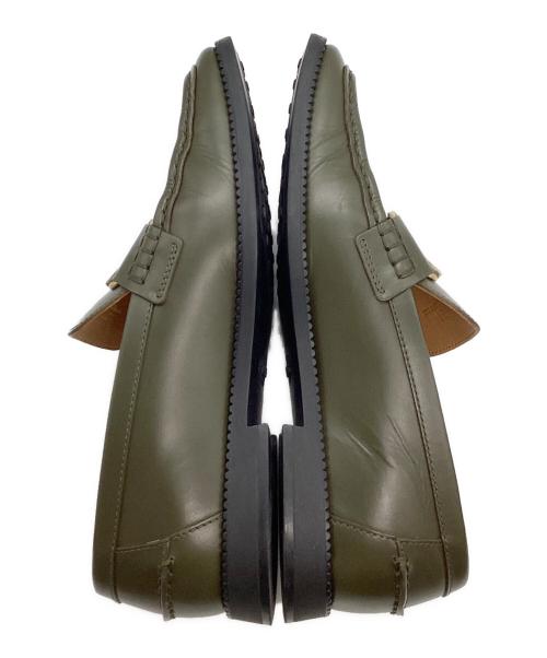 TOD'S（トッズ）TOD'S (トッズ) Tタイムレス レザーローファー オリーブ サイズ:37の古着・服飾アイテム