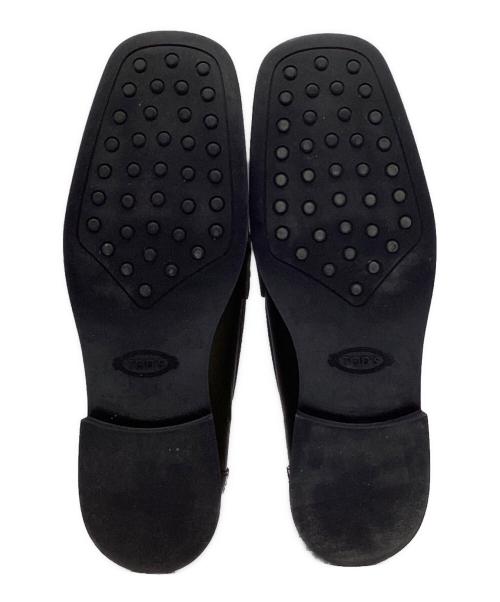 TOD'S（トッズ）TOD'S (トッズ) Tタイムレス レザーローファー オリーブ サイズ:37の古着・服飾アイテム