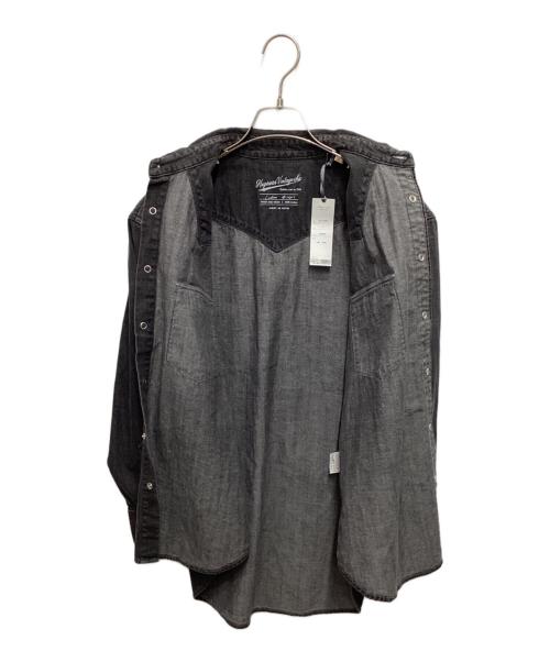 Hug O'War（ハグオーワー）Hug O'War (ハグオーワー) デニムウエスタンシャツ ブラック サイズ:Freeの古着・服飾アイテム