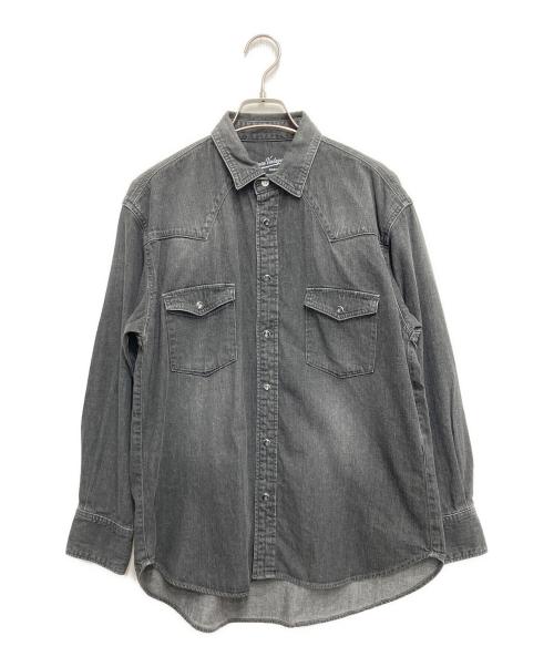 Hug O'War（ハグオーワー）Hug O'War (ハグオーワー) デニムウエスタンシャツ ブラック サイズ:freeの古着・服飾アイテム