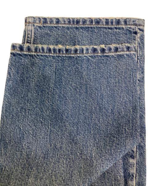 CLOTH&CROSS（クロスアンドクロス）CLOTH&CROSS (クロスアンドクロス) ボーイフレンドクラッシュデニムパンツ ブルー サイズ:Sの古着・服飾アイテム