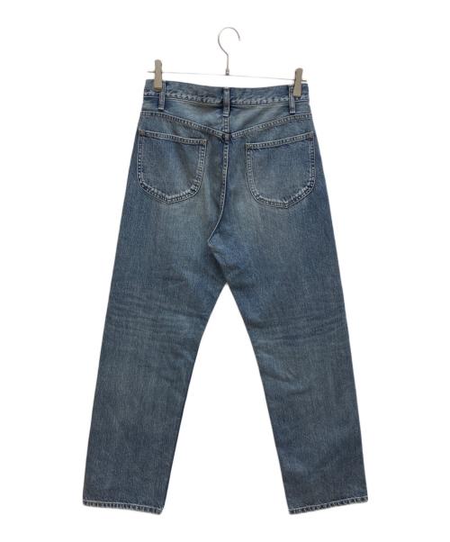 CLOTH&CROSS（クロスアンドクロス）CLOTH&CROSS (クロスアンドクロス) ボーイフレンドクラッシュデニムパンツ ブルー サイズ:Mの古着・服飾アイテム