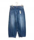 Hug O'Warハグオーワー）の古着「バルーンデニムパンツ」｜インディゴ