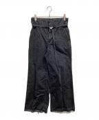 TOGA TOOトーガ・トゥ）の古着「ワイドデニムパンツ」｜ブラック