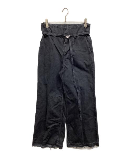 TOGA TOO（トーガ・トゥ）TOGA TOO (トーガ・トゥ) ワイドデニムパンツ ブラック サイズ:M 未使用品の古着・服飾アイテム