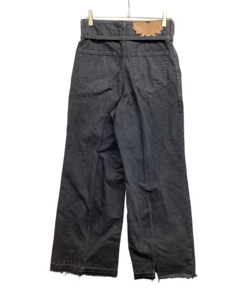 TOGA TOO（トーガ・トゥ）TOGA TOO (トーガ・トゥ) ワイドデニムパンツ ブラック サイズ:M 未使用品の古着・服飾アイテム