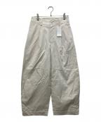 Handwerkerハンドベーカー）の古着「HW Wide Trousers」｜オフホワイト