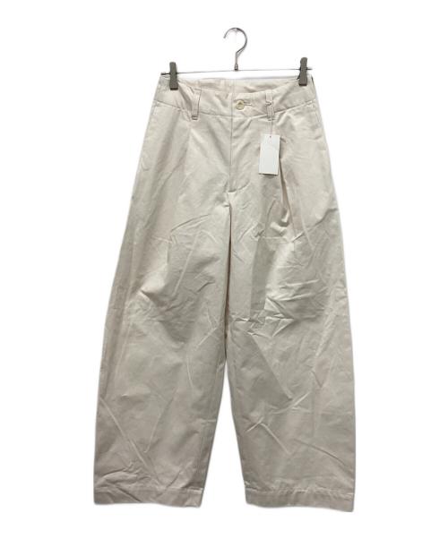 Handwerker（ハンドベーカー）Handwerker (ハンドベーカー) HW Wide Trousers オフホワイト サイズ:Sの古着・服飾アイテム