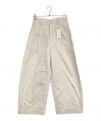 Handwerkerハンドベーカー）の古着「HW Wide Trousers」｜オフホワイト