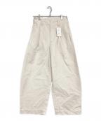 Handwerkerハンドベーカー）の古着「HW Wide Trousers」｜オフホワイト