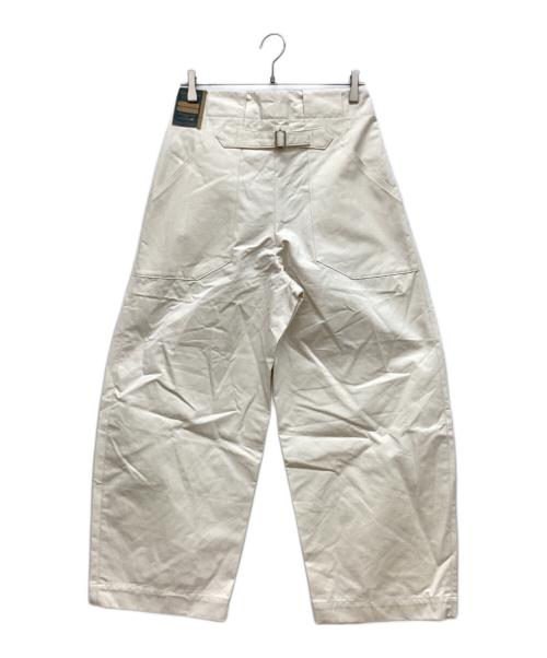 Handwerker（ハンドベーカー）Handwerker (ハンドベーカー) HW Wide Trousers　ハンドベーカーワイドパンツ オフホワイト サイズ:Sの古着・服飾アイテム