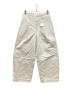 Handwerker（ハンドベーカー）の古着「HW Wide Trousers　ハンドベーカーワイドパンツ」｜オフホワイト