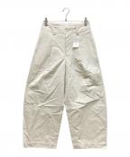 Handwerkerハンドベーカー）の古着「HW Wide Trousers　ハンドベーカーワイドパンツ」｜オフホワイト