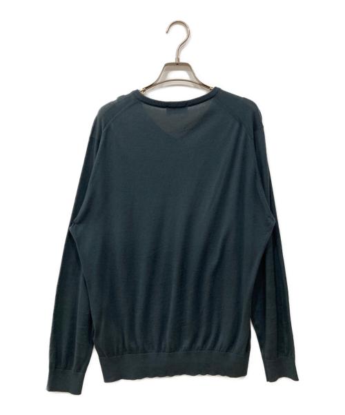JOHN SMEDLEY（ジョンスメドレー）JOHN SMEDLEY (ジョンスメドレー) Vネックニット ネイビー サイズ:Lの古着・服飾アイテム