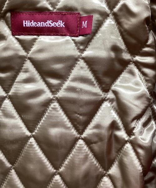 HIDE AND SEEK（ハイドアンドシーク）HIDE AND SEEK (ハイドアンドシーク) レザースタジャン レッド×ブラック サイズ:Mの古着・服飾アイテム