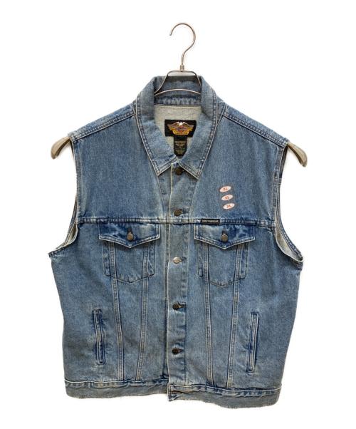 HARLEY-DAVIDSON（ハーレーダビッドソン）HARLEY-DAVIDSON (ハーレーダビッドソン) デニムベスト インディゴ サイズ:XLの古着・服飾アイテム