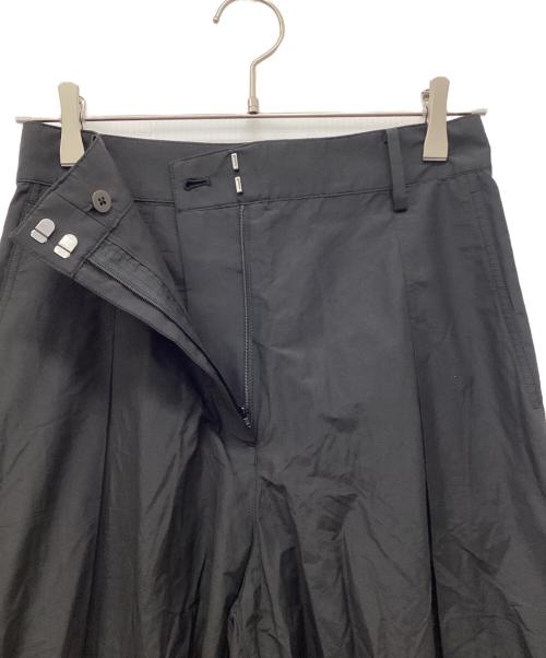 theory（セオリー）theory (セオリー) Soft Lawn Tucked Wide Pant ブラック 未使用品の古着・服飾アイテム