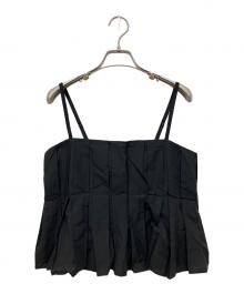 theory（セオリー）の古着「Soft Lawn Pleated Cami」｜ブラック