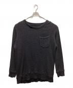 Porter Classicポータークラシック）の古着「BEATNIK KENDO KNIT CREWNECK」｜ブラック