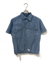 WTAPS（ダブルタップス）の古着「ダンガリーシャツ　DECK SS/SHIRT.COTTON.DANGAREE　201WVDT-SHM05」｜ブルー
