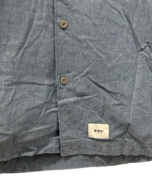 WTAPS（ダブルタップス）WTAPS (ダブルタップス) ダンガリーシャツ　DECK SS/SHIRT.COTTON.DANGAREE　201WVDT-SHM05 ブルー サイズ:01の古着・服飾アイテム