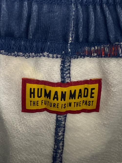 HUMAN MADE（ヒューマンメイド）HUMAN MADE (ヒューマンメイド) KEIKO SOOTOME SWEAT SHORTS ネイビー サイズ:Mの古着・服飾アイテム