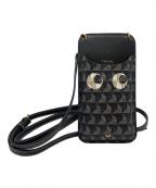 ANYA HINDMARCHアニヤ・ハインドマーチ）の古着「携帯ポーチ」｜ブラック